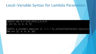 Local-Variable Syntax for Lambda Parameters
 