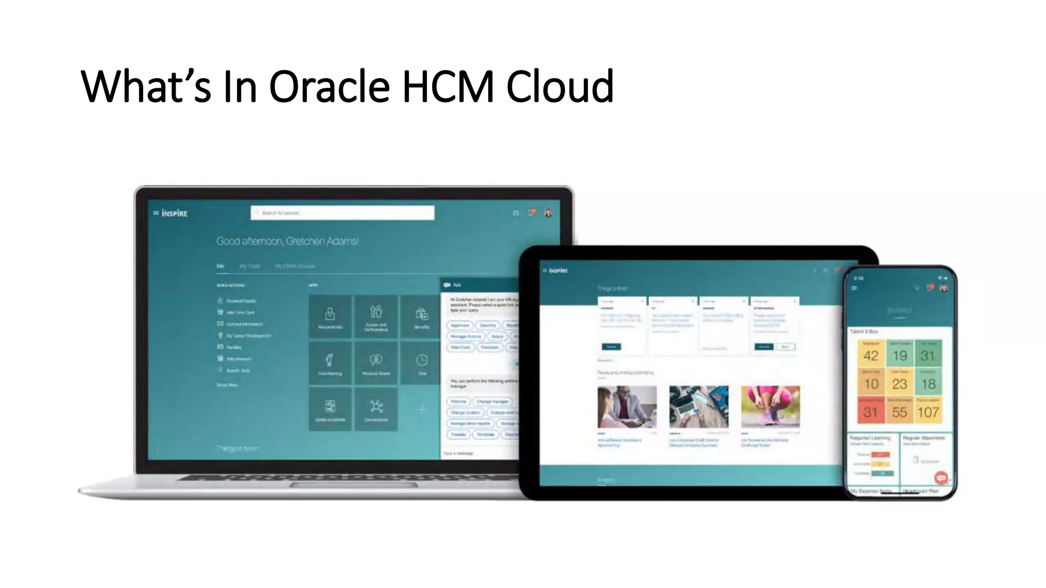 What’s In Oracle HCM Cloud
 