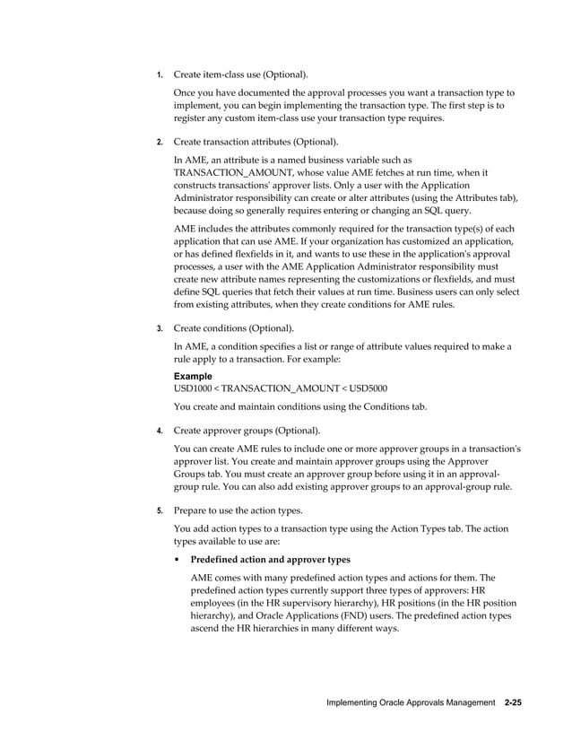 Oracle hrms approvals management implementation guide | PDF