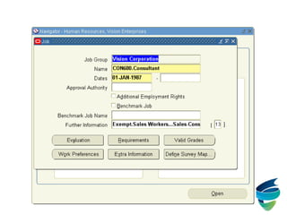 Navigation: Work Structures Job Description
 