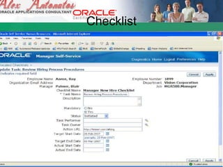 Oracle Rms User Guide Oracle HRMS R12 business applications Overview | PPTX