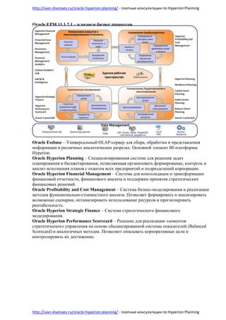 Бесплатный курс Oracle Hyperion Planning | PDF