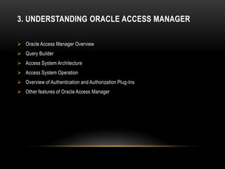 Oracle identity & access management online training | PPT