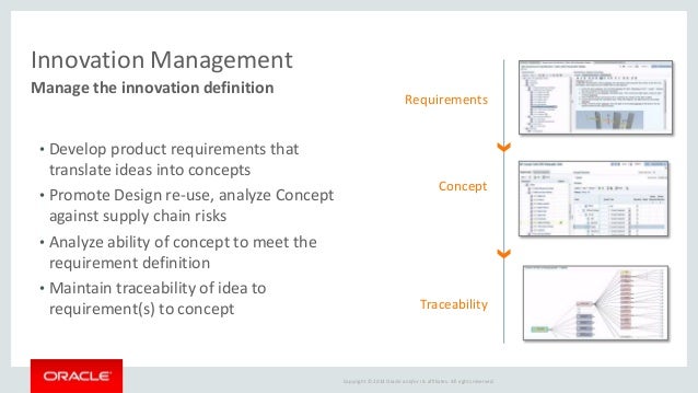 oracle innovation management