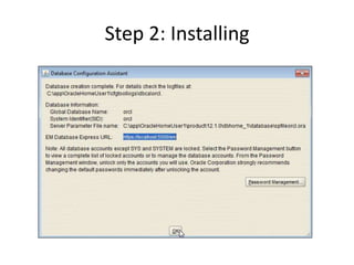 oracle 12c installation complete process || sql... How to Install Oracle 12c on Windows Operating System Computer.pptx