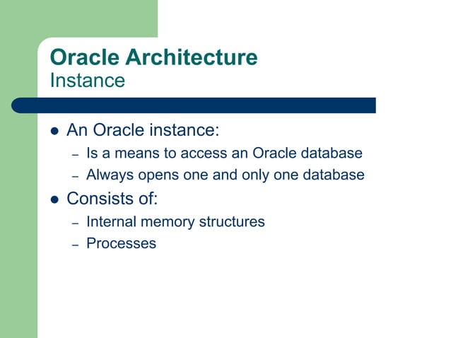 Oracle Instance Architecture.ppt