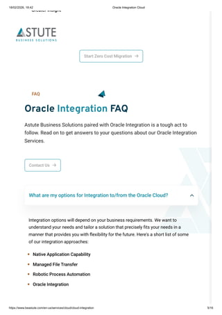 Oracle Faq Cloud Integration & Oracle Integration Services for Enterprise ...