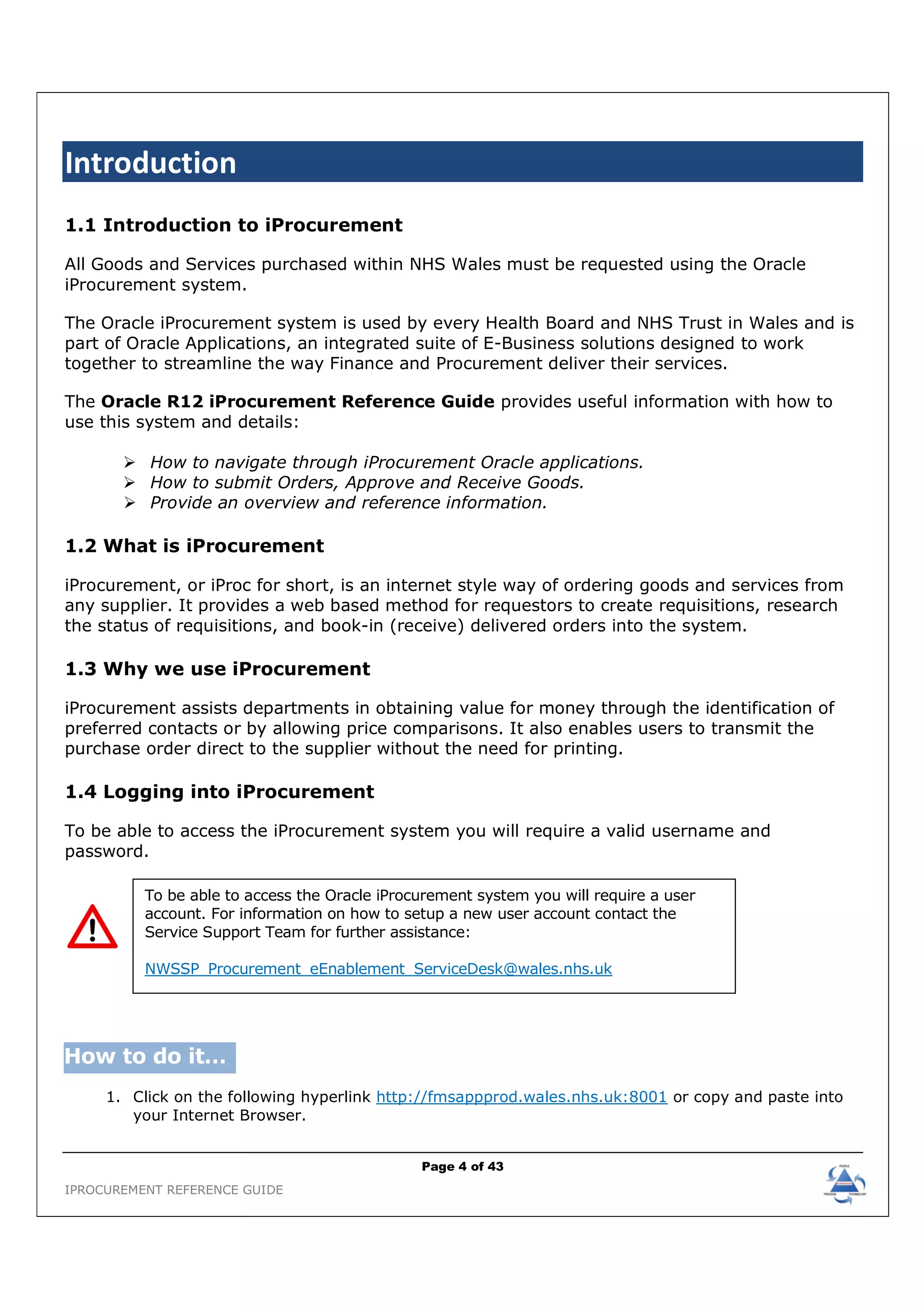 Oracle R12 iProcurement Reference Guide PDF