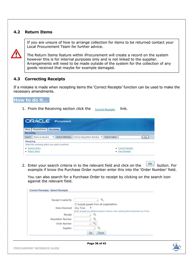 Oracle R12 iProcurement Reference Guide | PDF | Household Supplies ...