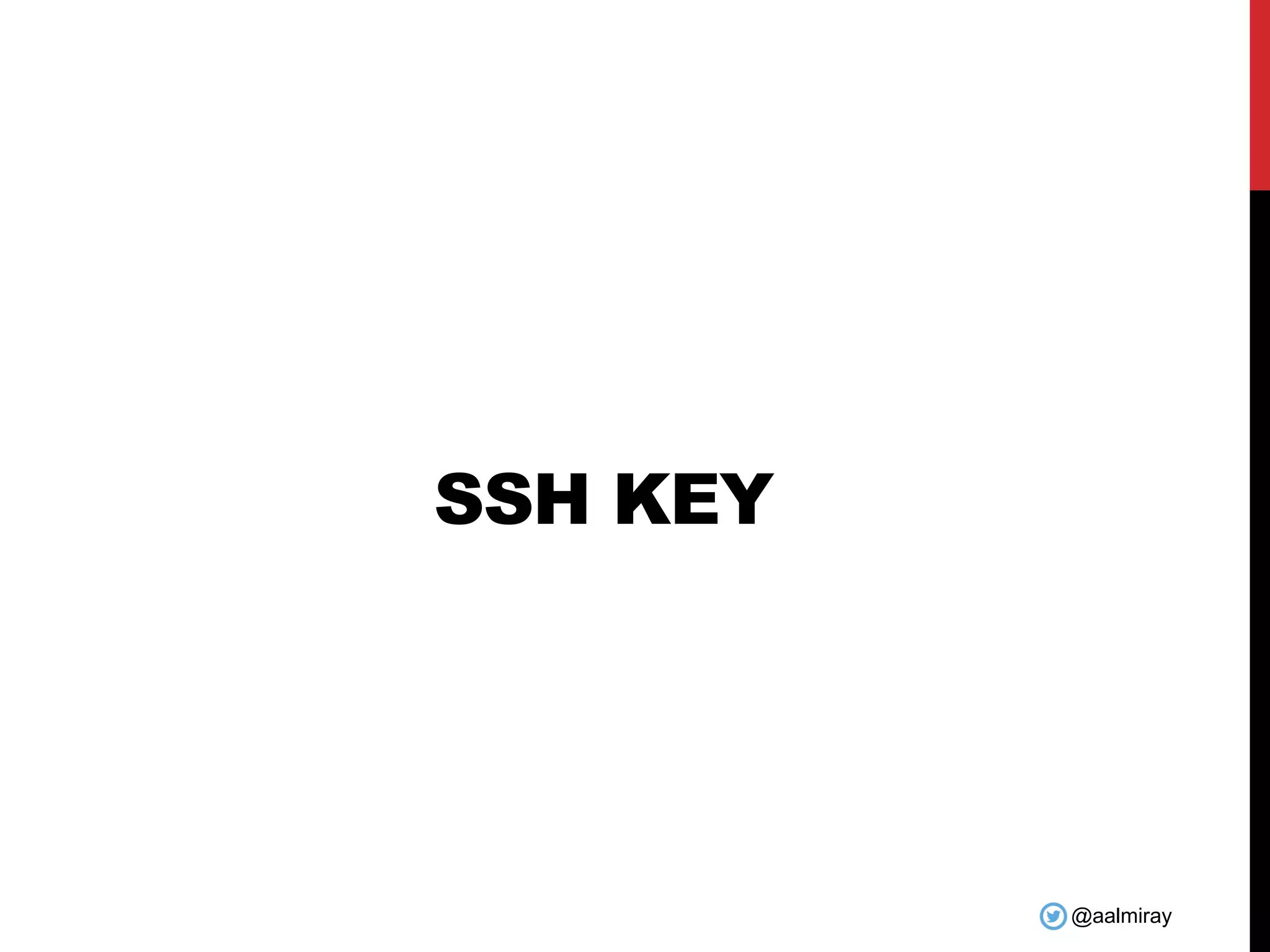 @aalmiray SSH KEY 