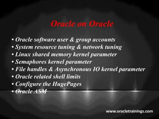 oracle linux administration | oracle linux training - oracle trainings ...