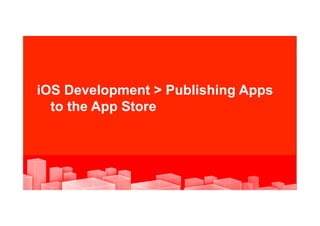 iOS Development > Publishing Apps
  to the App Store




49   |   ? 2012 Oracle Corporation and Mercadona Internal Only C Proprietary and Confidential
                                                                                                                           49
                                                                                                EWC REPRESENTATIVES COPY
 