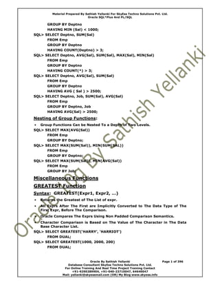 Oracle material (1) | PDF