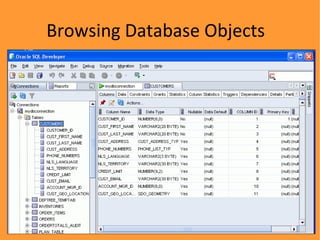 Browsing Database Objects 
