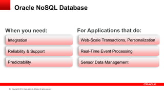 Oracle NoSQL Database release 3.0 overview | PDF