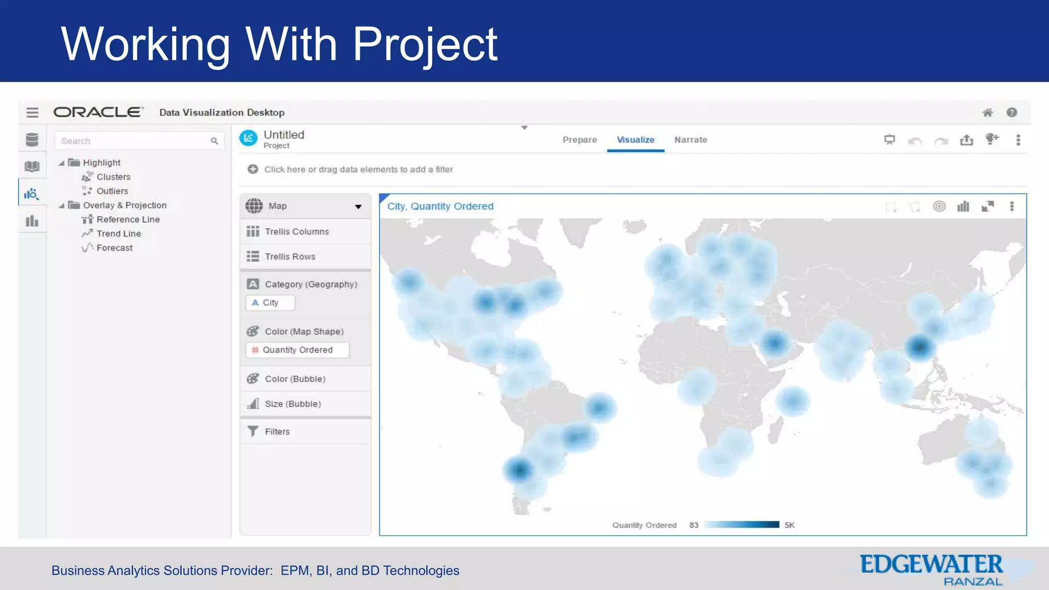 Business Analytics Solutions Provider: EPM, BI, and BD Technologies
Working With Project
 