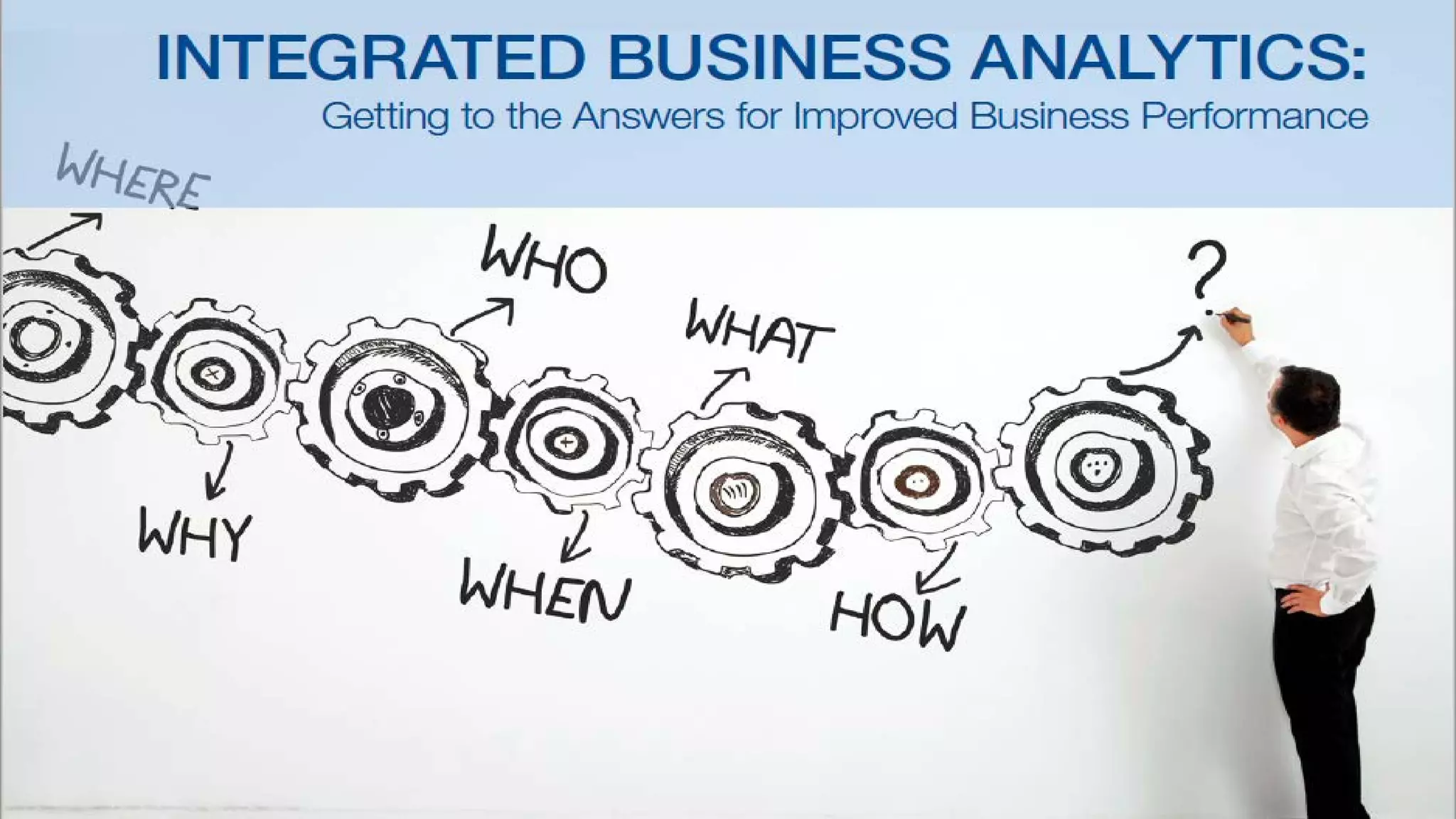 Business Analytics Solutions Provider: EPM, BI, and BD Technologies
The Need for Business Analytics
 