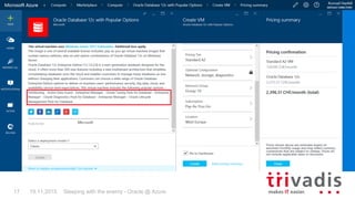 Sleeping with the enemy - Oracle @ Azure17 19.11.2015
 