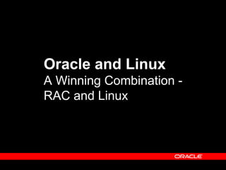 Oracle on linux | PPT