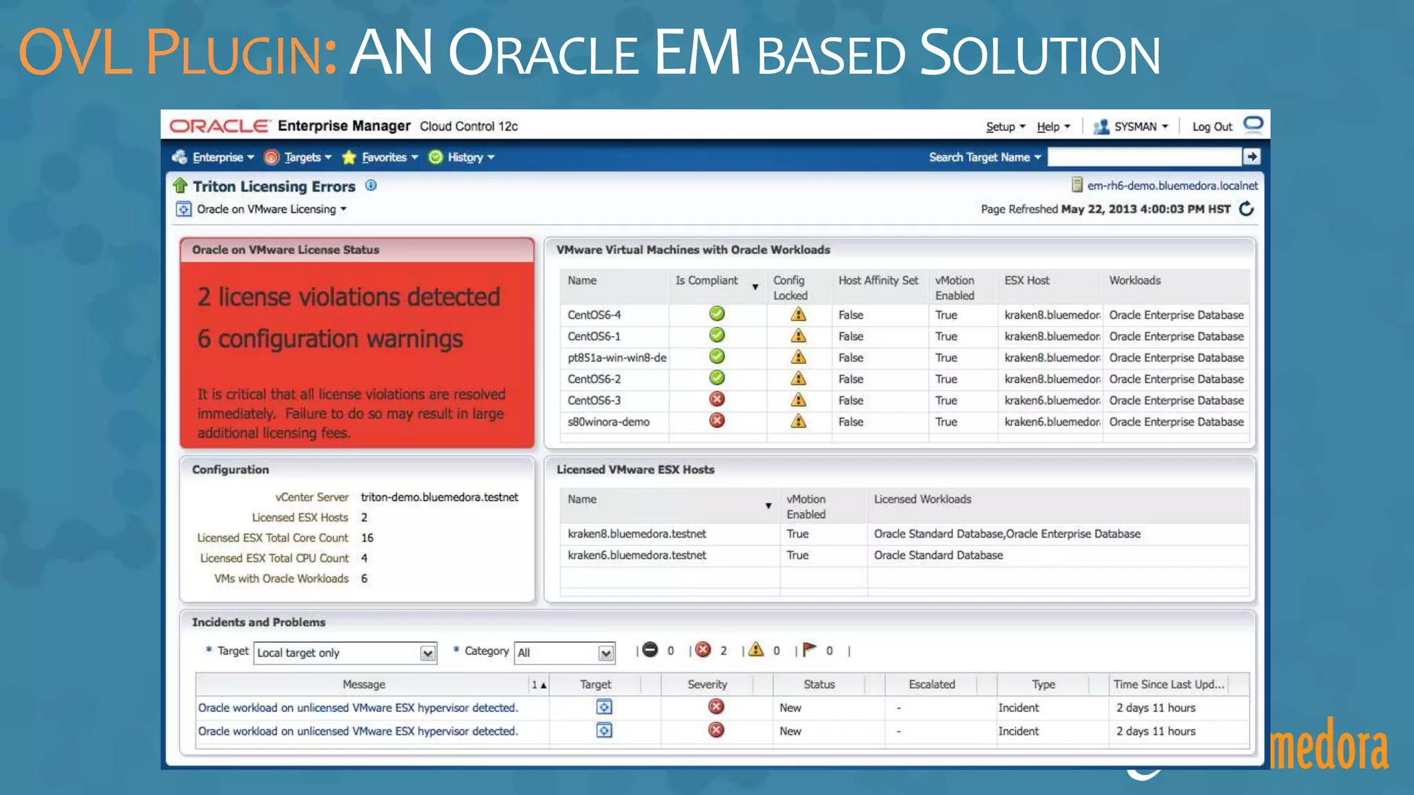 OVLPLUGIN:ANORACLE EMBASED SOLUTION
 