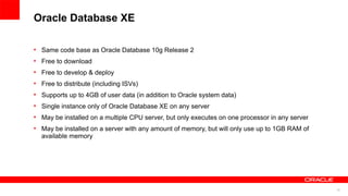 what is the downfall of the free oracle database download what is the downfall of the free oracle database download