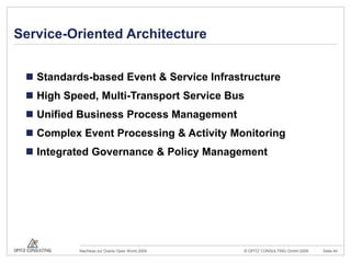 Hardware von OracleExadata – Die LösungHinzufügen von Leitungen  –  ParalleleArchitekturVergrößernderLeitungen– 5-fach schnelleralskonventionelleAnbindungenWenigerDatendurch die Leitungentransportieren– Datenbearbeitung und –filterung am Plattenspeicher