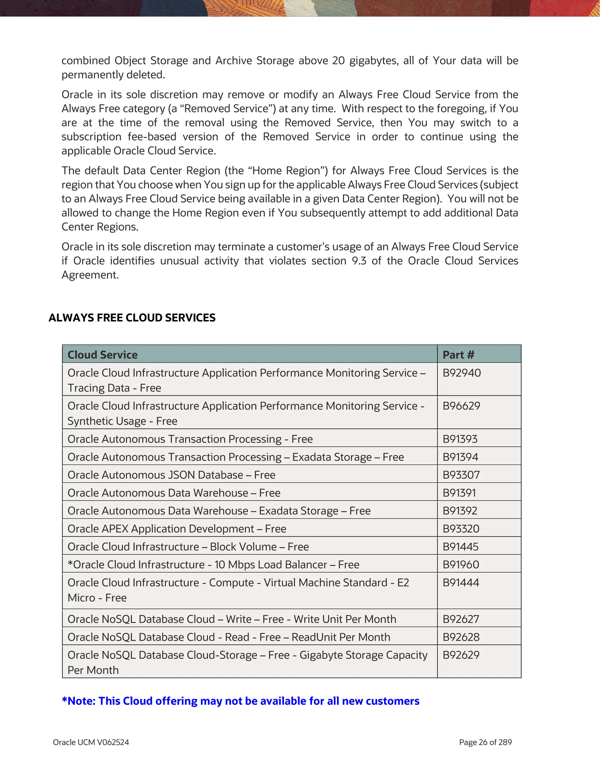 Universal Credits Oracle Oracle PaaS and IaaS Universal Credits Service Descriptions.pdf