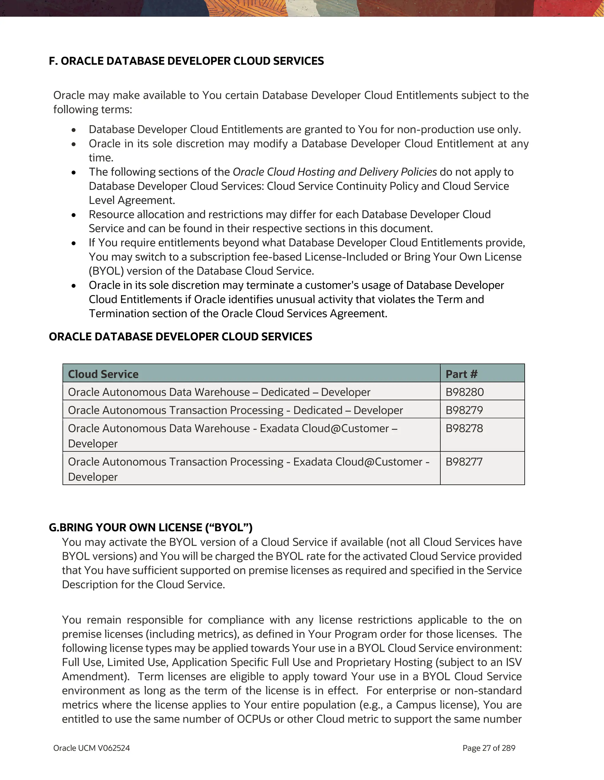 Universal Credits Oracle Oracle PaaS and IaaS Universal Credits Service Descriptions.pdf