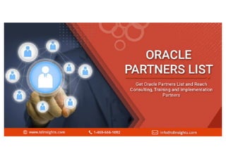 Oracle partners list | PPT
