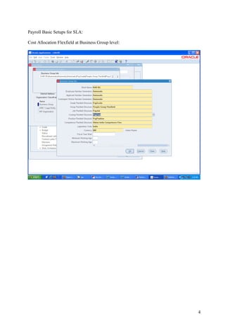 Oracle payroll-subledger accounting integration