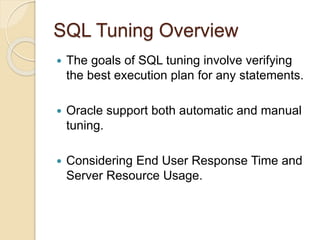 Oracle DB Performance Tuning Tips | PPT