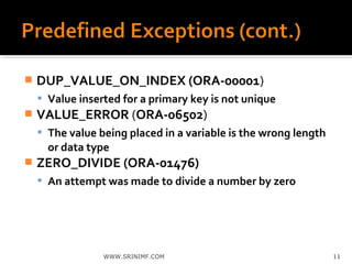 Oracle PLSQL Step By Step Guide | PPT