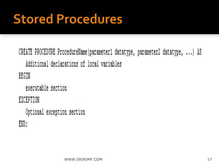 Oracle PLSQL Step By Step Guide | PPT
