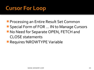 Oracle PLSQL Step By Step Guide | PPT