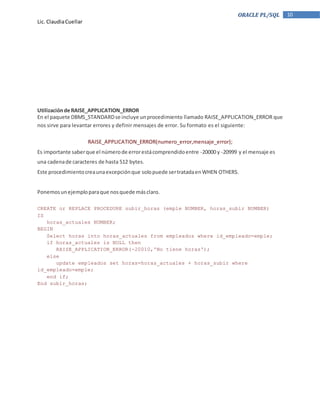 Oracle pl sql | DOCX
