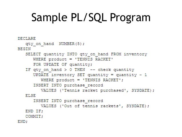 sample p l