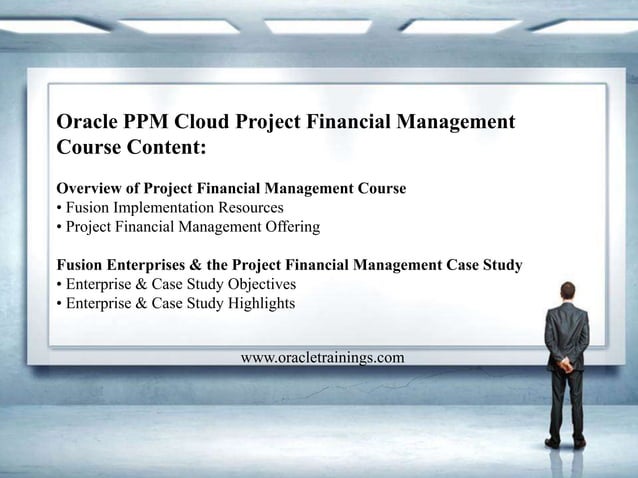 Oracle PPM Cloud Project Financial Management - Oracle Training | PPTX ...