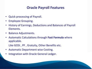 Oracle EBS Apps HRMS Presentation | PPTX