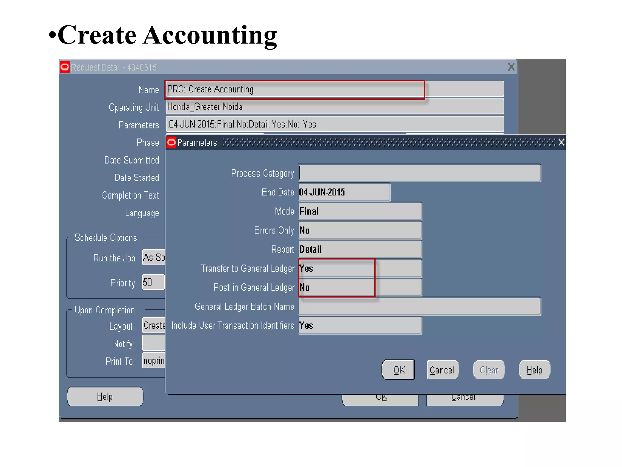 •Create Accounting
 