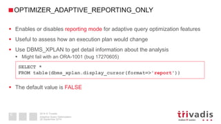 Adaptive Query Optimization | PPTX