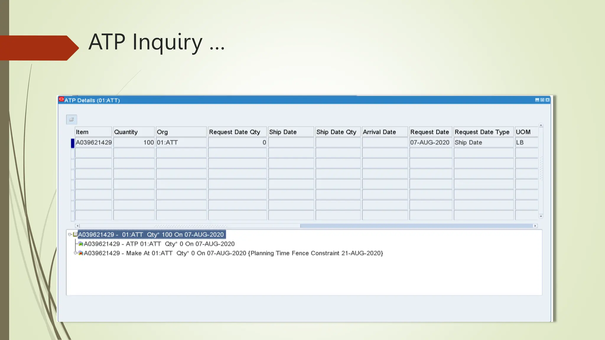 Available to Promise Oracle R12 ATP.pptx