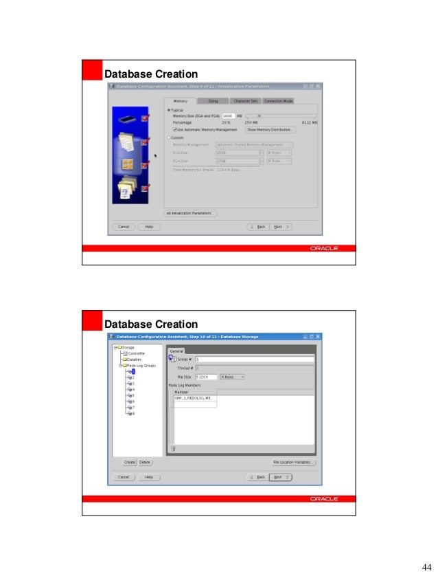 Installations 11g rac one node