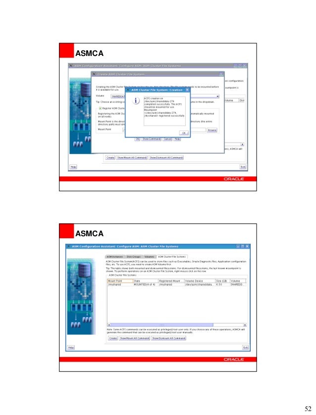 Installations 11g rac one node