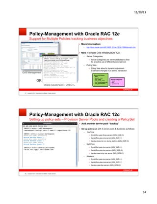 Oracle Rac Best Practice Oracle RAC 12c Best Practices with Appendices DOAG2013 | PDF
