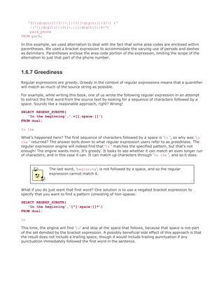 Oracle regular expressions | PDF