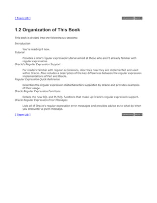 Oracle regular expressions | PDF