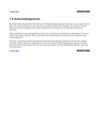Oracle regular expressions | PDF