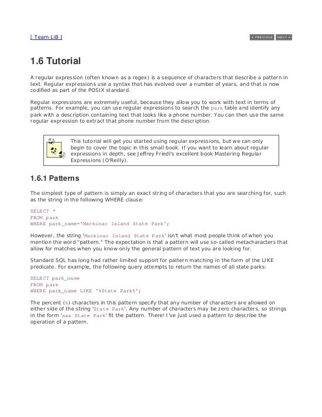 Oracle Regular Expressions