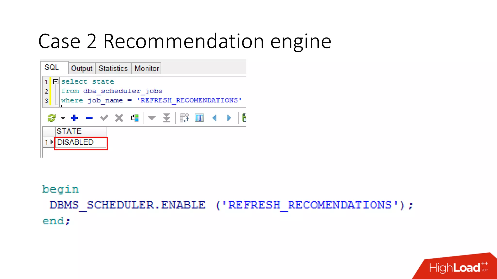 Case 2 Recommendation engine
 