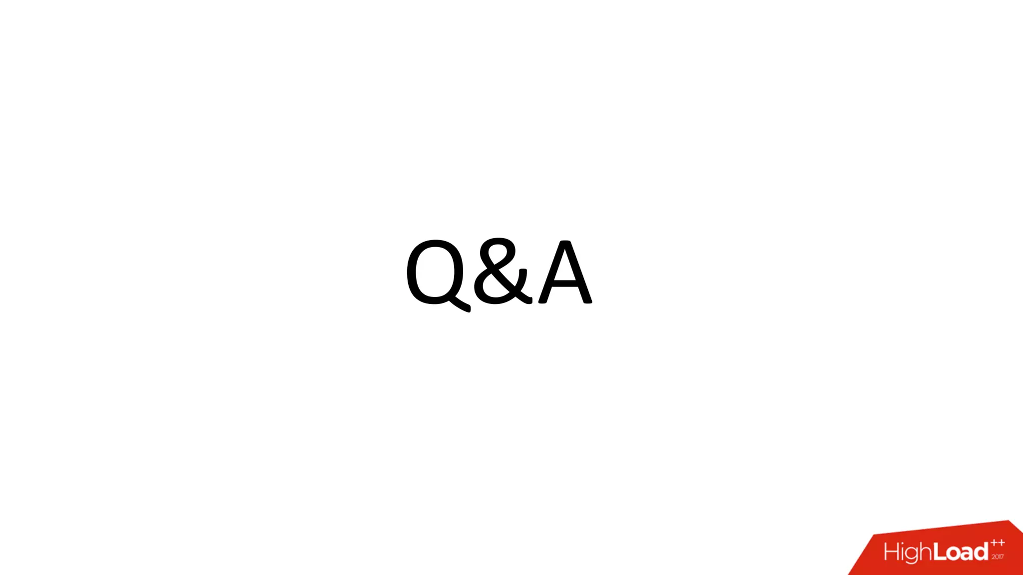 Q&A
 